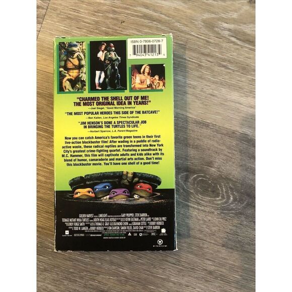 Teenage Mutant Ninja Turtles - The Movie (VHS, 2000). Vintage - Picture 3 of 6
